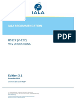 Iala Recommendation: R0127 (V-127) Vts Operations