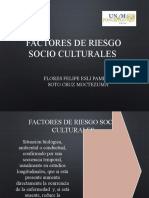 Factores de Riesgo Socio Culturales