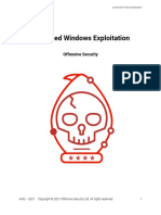 Advanced Windows Exploitation: Offensive Security