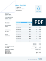 Invoice Template Word