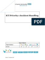 ICT Priority 1 Incident Handling