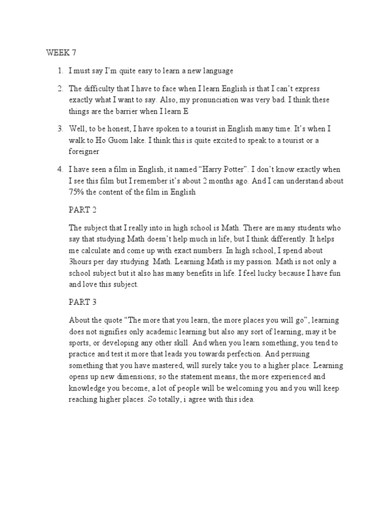 Week 7 | PDF