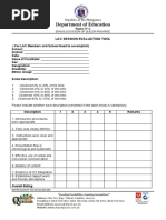 Lac Session Evaluation Tool