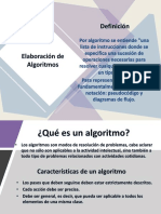 Elaboración de Algoritmos