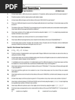 Permutation & Combination: Type (I) : Very Short Answer Type Questions: (01 Mark Each) 1. 2. 3. 4