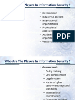 Key Players in Information Security