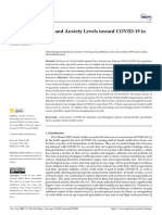 Nurses' Knowledge and Anxiety Levels Toward COVID-19 in Saudi Arabia