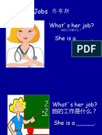Jobs 乔布斯: She is a - - - - - What's her job?