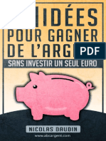 38 Idées Pour Gagner de l'Argent Sans Investir Un Seul Euro - Nicolas Daudin