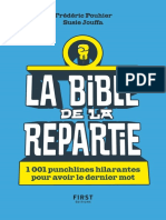 La Bible de la Repartie - 1001 Punchlines Hilarantes pour Avoir le Dernier Mot - Frédéric Pouhier