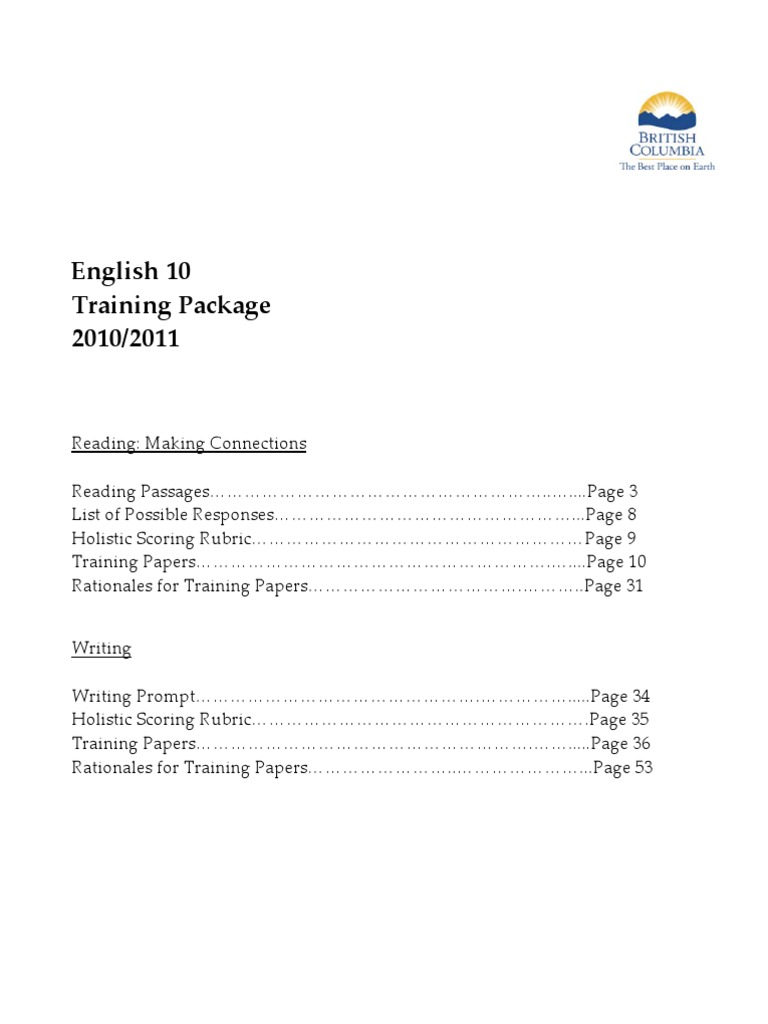 Training Papers PDF Teachers Reading (Process)