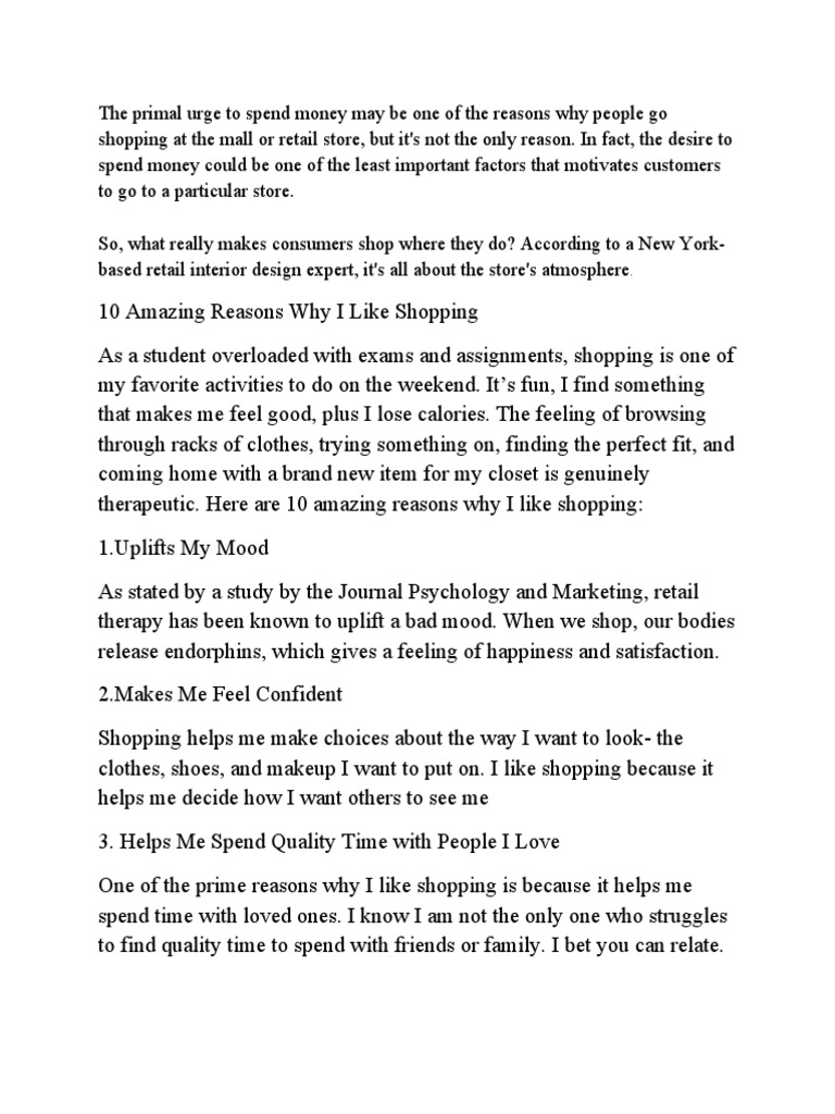 10-amazing-reasons-why-i-like-shopping-pdf-retail