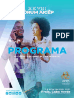 Programa XXVIII Fórum AICEP 2021