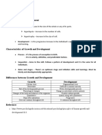 Define Growth and Development: Balingbing, Jonas Z. M1A