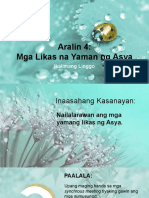 Mga Likas Na Yaman NG Asya