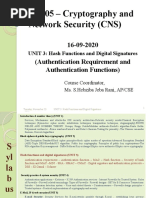 Cryptography and Network Security