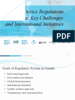 Medical Device Regulations in Canada Key Challenges and International Initiatives