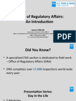 ORA: An Introduction to FDA's Field Force