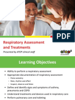 Respiratory Assessment and Treatments: Presented by ATOP Clinical Staff