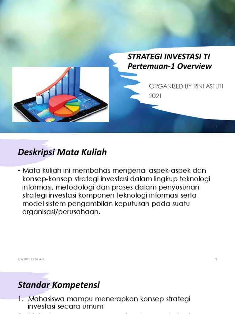 Strategi Investasi Teknologi Informasi | PDF | Bisnis | Teknologi ...