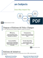 Doing Human Subjects Research?: Changing NIH Policies May Impact You