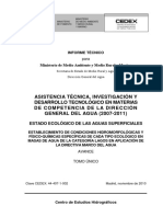 Asistencia Técnica, Investigación Y Desarrollo Tecnológico en Materias de Competencia de La Dirección GENERAL DEL AGUA (2007-2011)