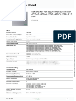 Product Data Sheet: Soft Starter For Asynchronous Motor, ATS48, 855 A, 230..415 V, 220..710 KW