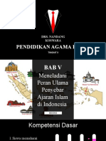 BAB V - Meneladani Peran Ulama Penyebar Ajaran Islam Di Indonesia