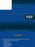 Masurarea Rezistentei Electrice