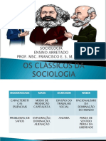 OS CLÁSSICOS DA SOCIOLOGIA - aula 2