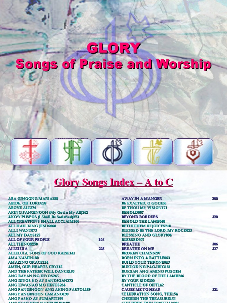 CFC Glory Songbook: Praise & Worship | PDF | Glory (Religion) | God The ...