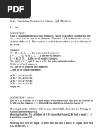 Chqpter 2: Basic Structures: Sets, Functions, Sequences, Sums, and Matrices