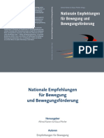 Nationale Empfehlungen Fuer Bewegung Und Bewegungsfoerderung 2016