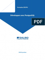 Developpement PostgreSQL