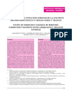 Studiu Asupra Evolutiei Serologiei La Pacienti Imunocompetenti Cu Sifilis Corect Tratati - Ro - 349