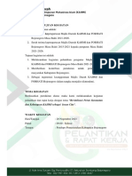 Pengukuhan Pengurus Majlis Daerah KAHMI dan FORHATI 2021-2026