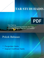 Materi VI - Pengantar Studi Hadis