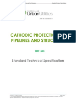 Cathodic Protection of Pipelines and Structures: Standard Technical Specification