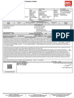 Certificate of Insurance Cum Policy Schedule