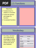 Intro To Functions - Domain and Range