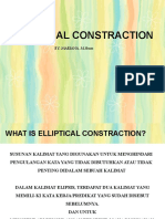 Elliptical Constraction: By: Mariana, M.Hum