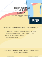 Administrasi Alat Dan Bahan