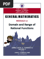 Grade 11-1st Quarter-Module 8.1-Domain-and-Range-of-Rational-Functions-2