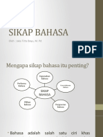 Materi 6 Sikap Bahasa