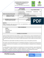 Acta Enfermedades Transmitidas Por Alimentos Etas