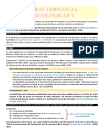 Características Psicológicas y Socioculturales en El Paciente Senil