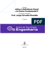 Matematica e Deficiencia Visual - Foco No Ensino Fundamental-II