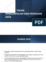 PPT, Pertemuan 8 - Sumber, Pengolahan Dan Penyajian Data
