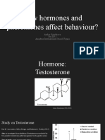 How Hormones and Pheromones Affect Behaviour?: Anfisa Golubkova Psydp1 Amadeus International School Vienna