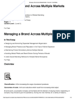 Project 2 Managing A Brand Across Multiple Markets Document Gale Ebooks